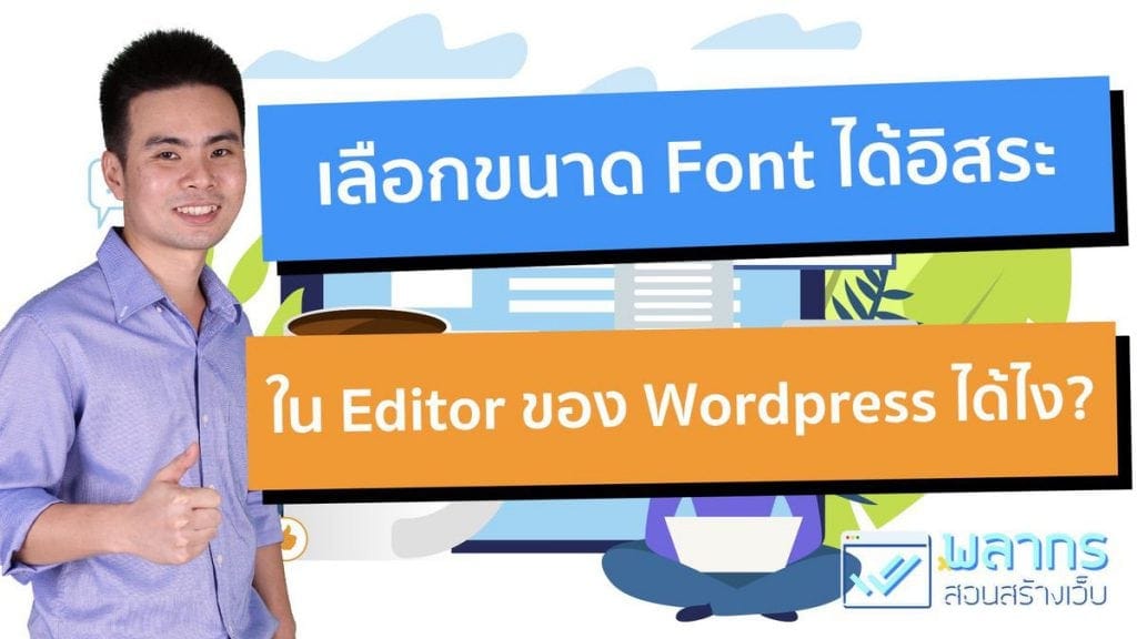 เลือกขนาด Font อย่างไร ? สอนเพิ่มปุ่มใน Wordpress Editor
