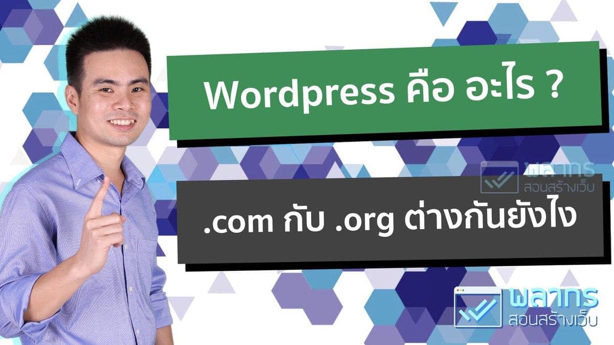 Wordpress คือ อะไร ? ใช้ WordPress.Org หรือ WordPress.Com ดี